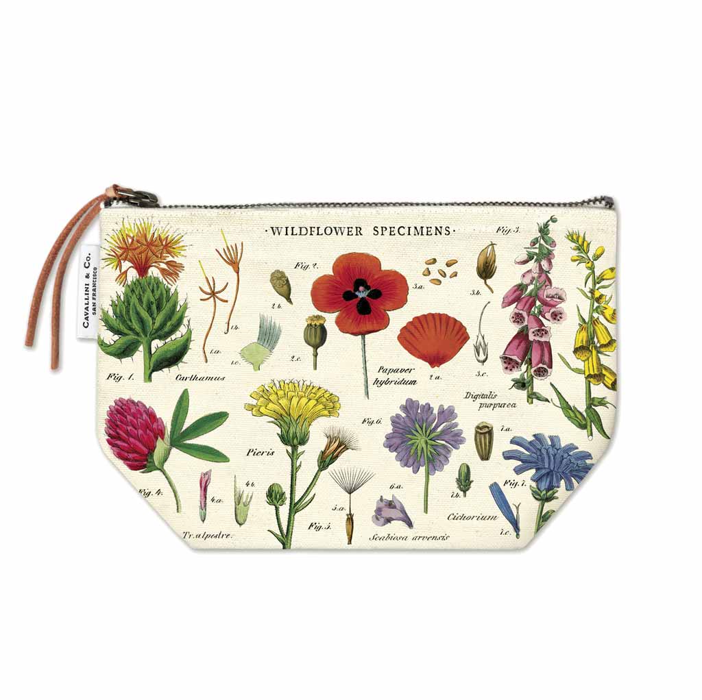 Wildflowers Vintage Pouch