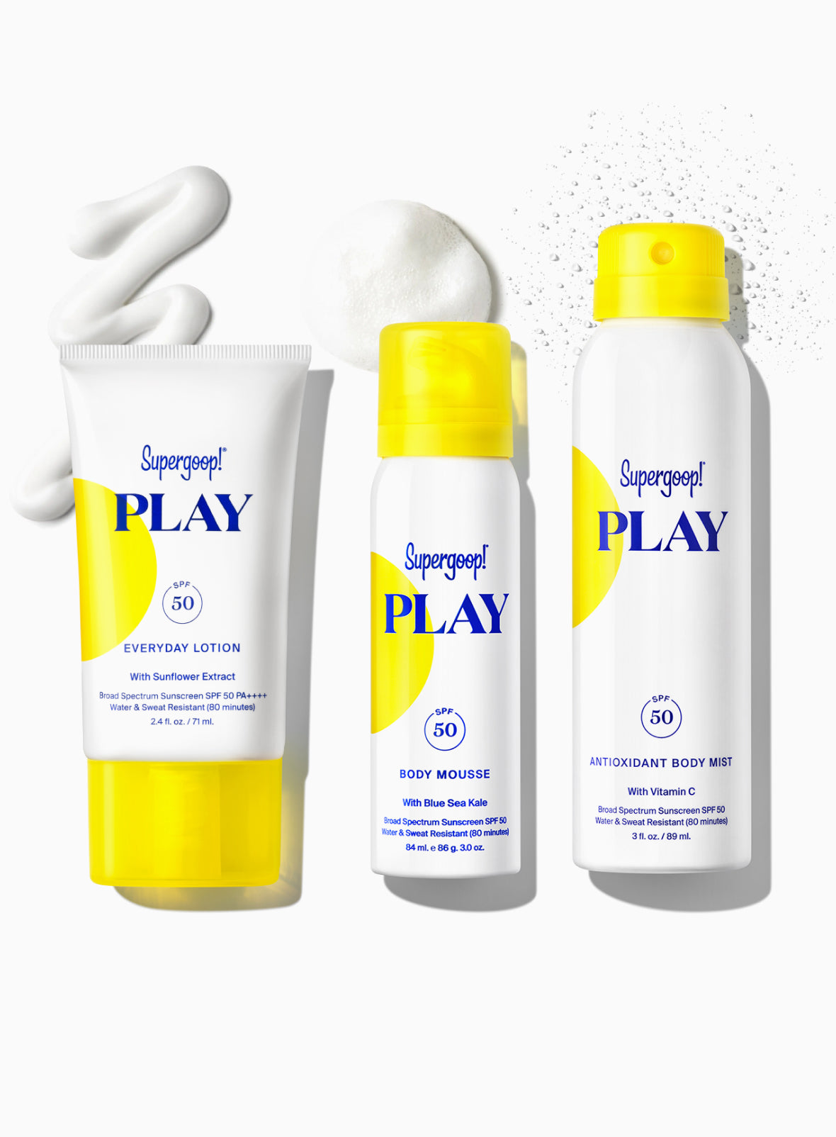 3 Ways to PLAY Travel Set Sunscreen | Supergoop!