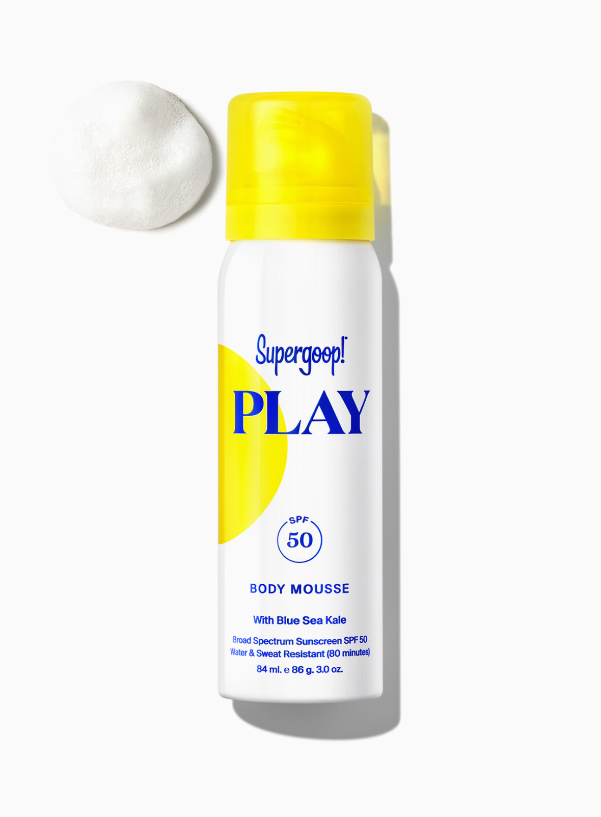 PLAY Body Mousse SPF 50 Sunscreen 3 oz. | Supergoop!