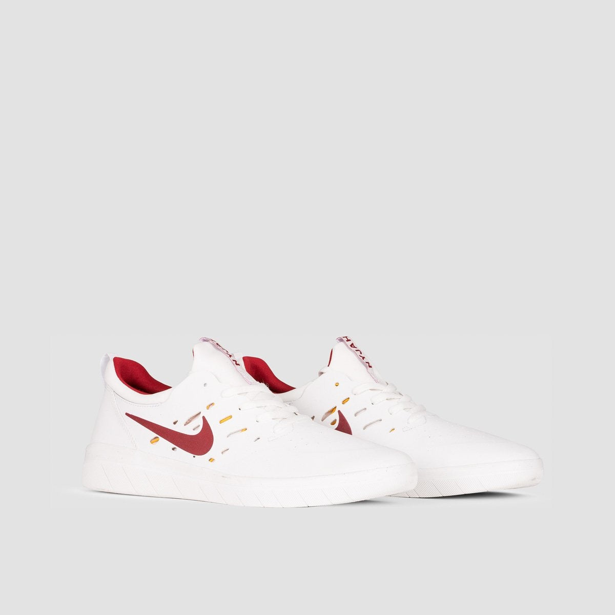 nike nyjah white red