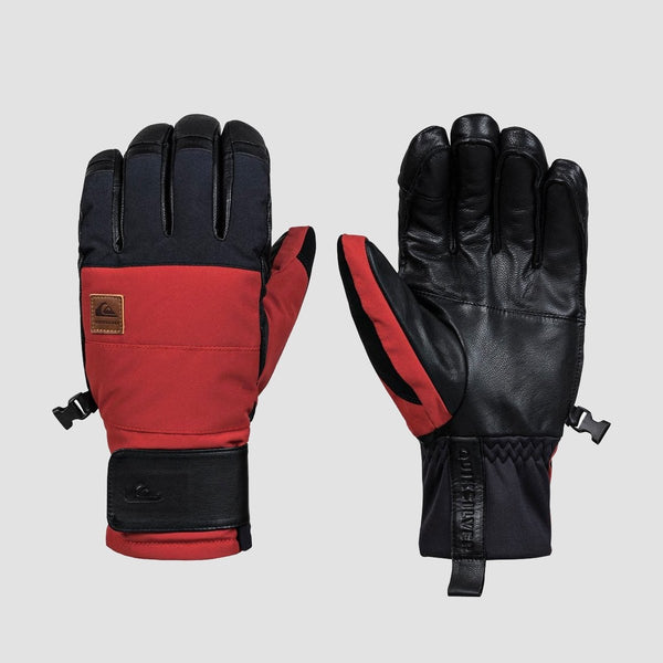 red snowboard gloves