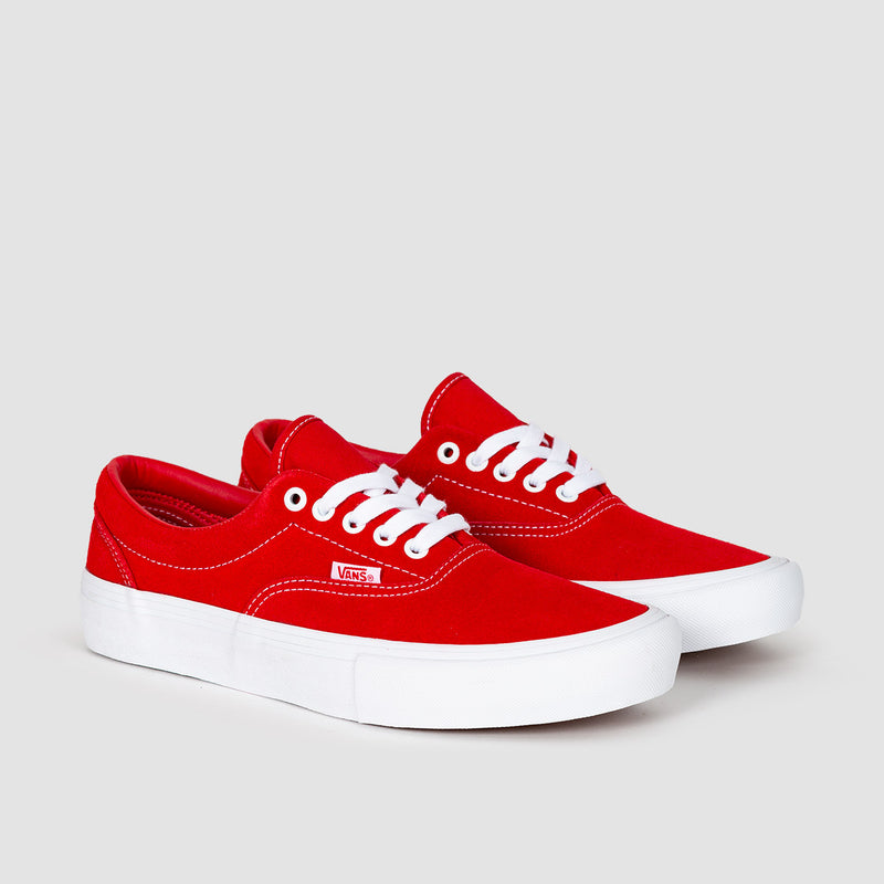 Vans Era Pro Suede Red/White – Rollersnakes