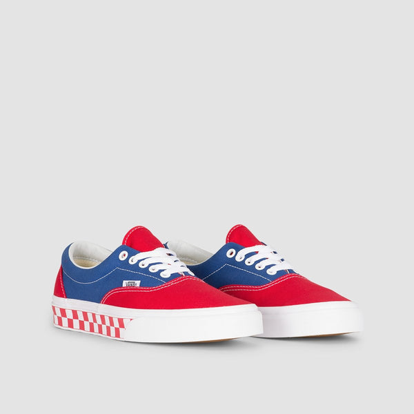 vans era blue and red