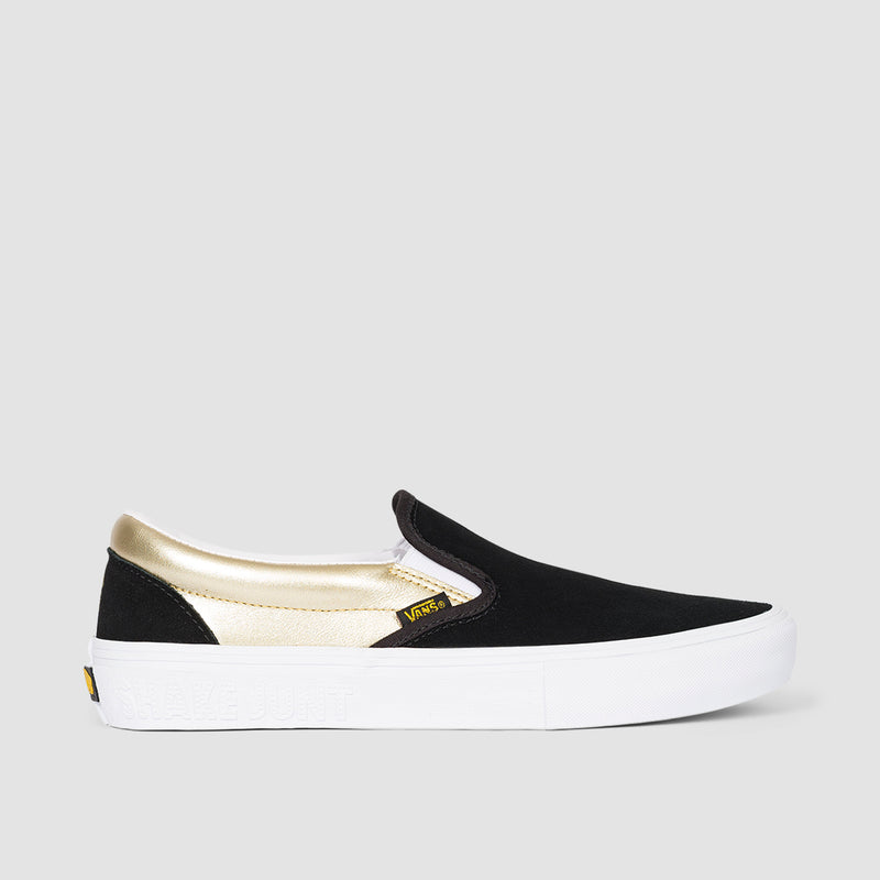 black vans slip on pro