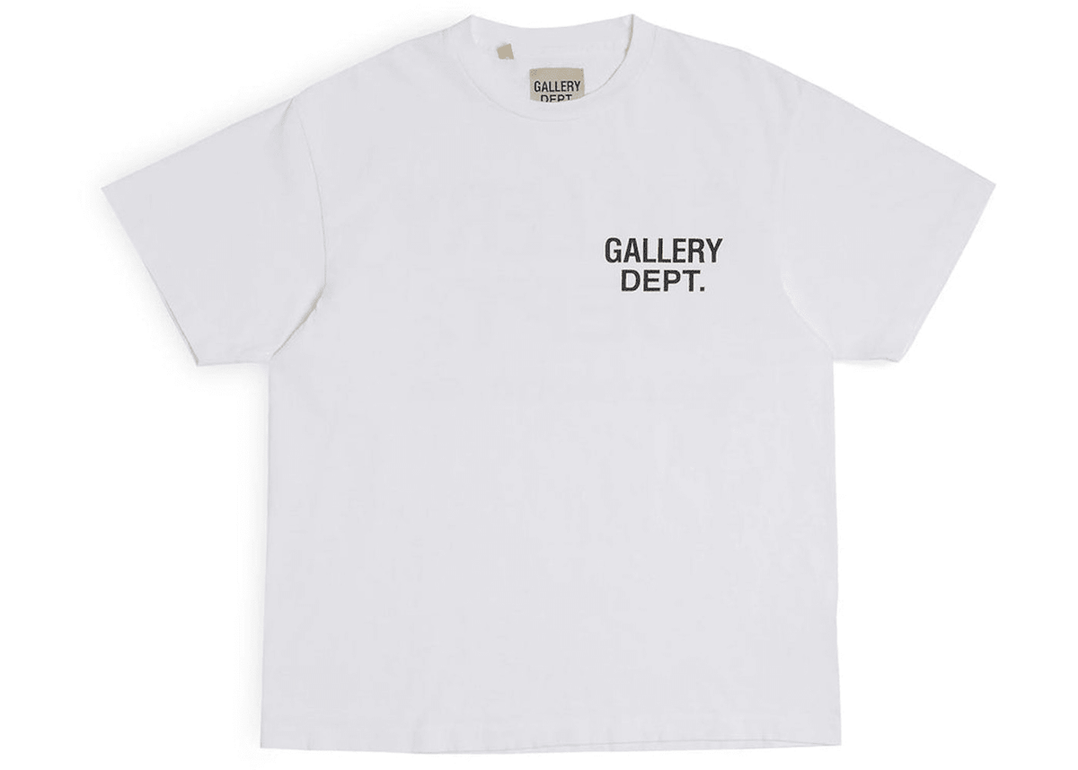 Gallery Dept. Souvenir T-Shirt White Black