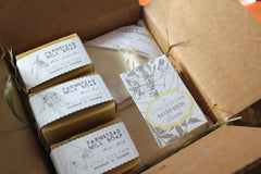 First soap package 2013 and we are still making soap in 2017!