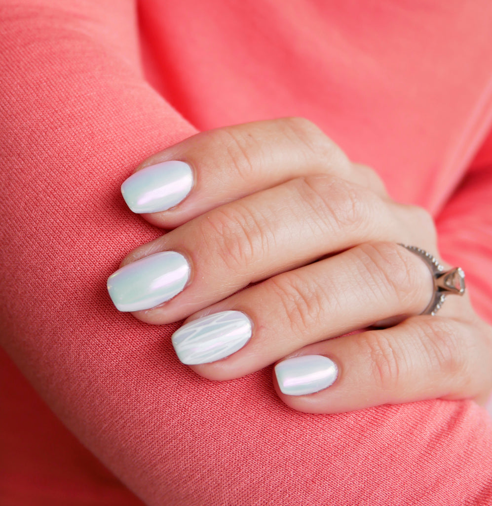 Summer tie-dye nails – Scratch