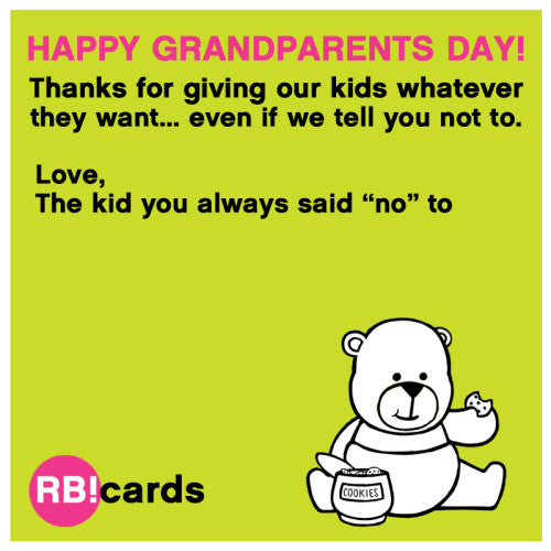 Happy Grandparents Day Card