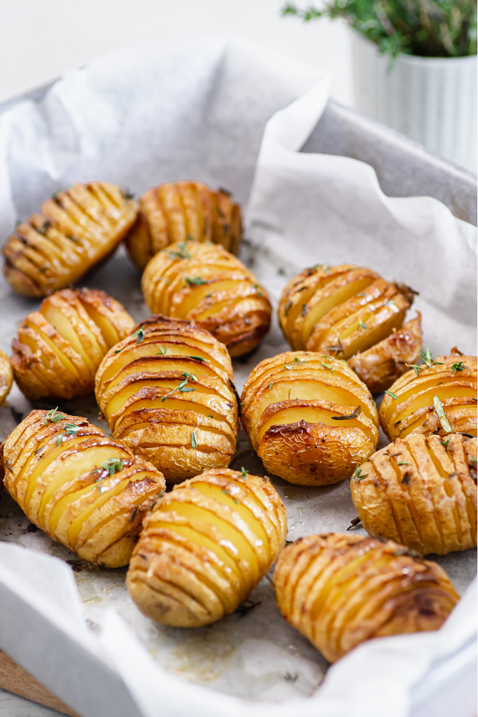 Crispy Hasselback Potatoes