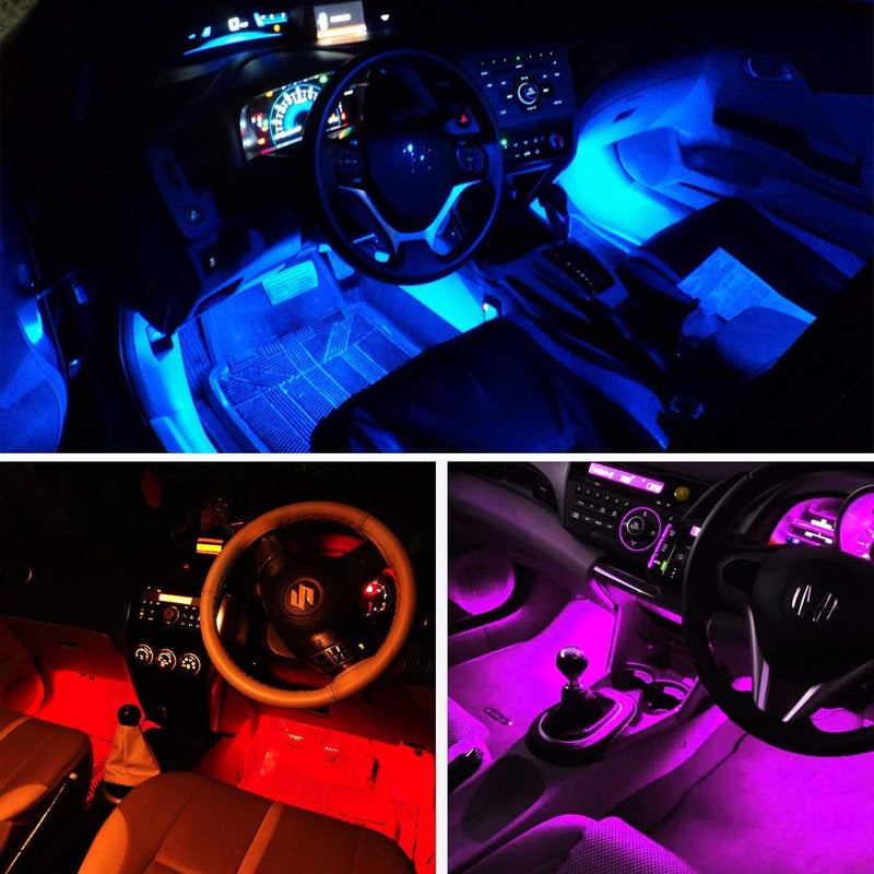 usb interior car lights