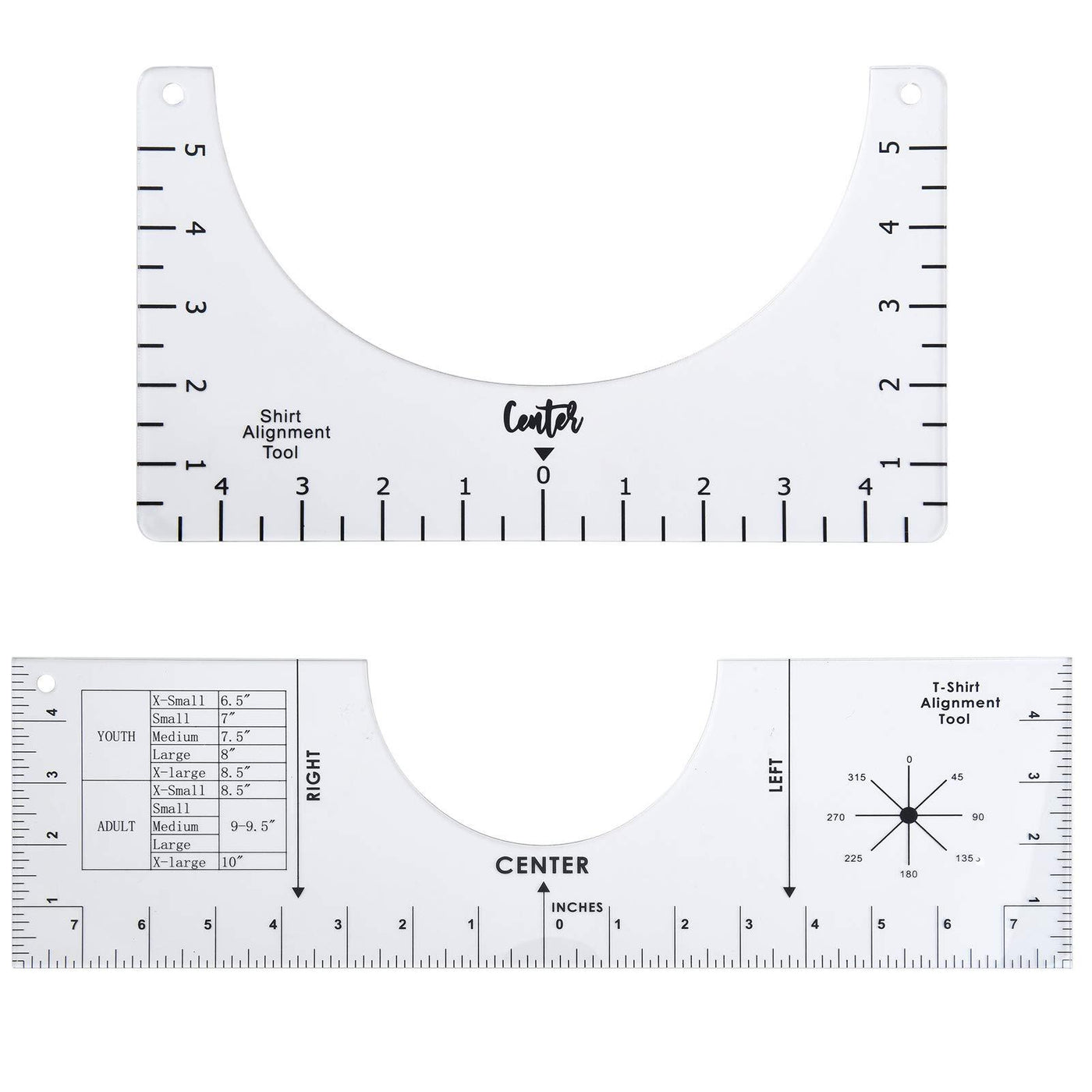 Download 2 Pieces T Shirt Ruler T Shirt Alignment Tool T Shirt Vinyl Guide Craft Ruler With Guide Tool For Making Fashion Center Design Adult Youth Toddler Infant 10 6 Inch And 16 5 Inch Cocoonpower Australia