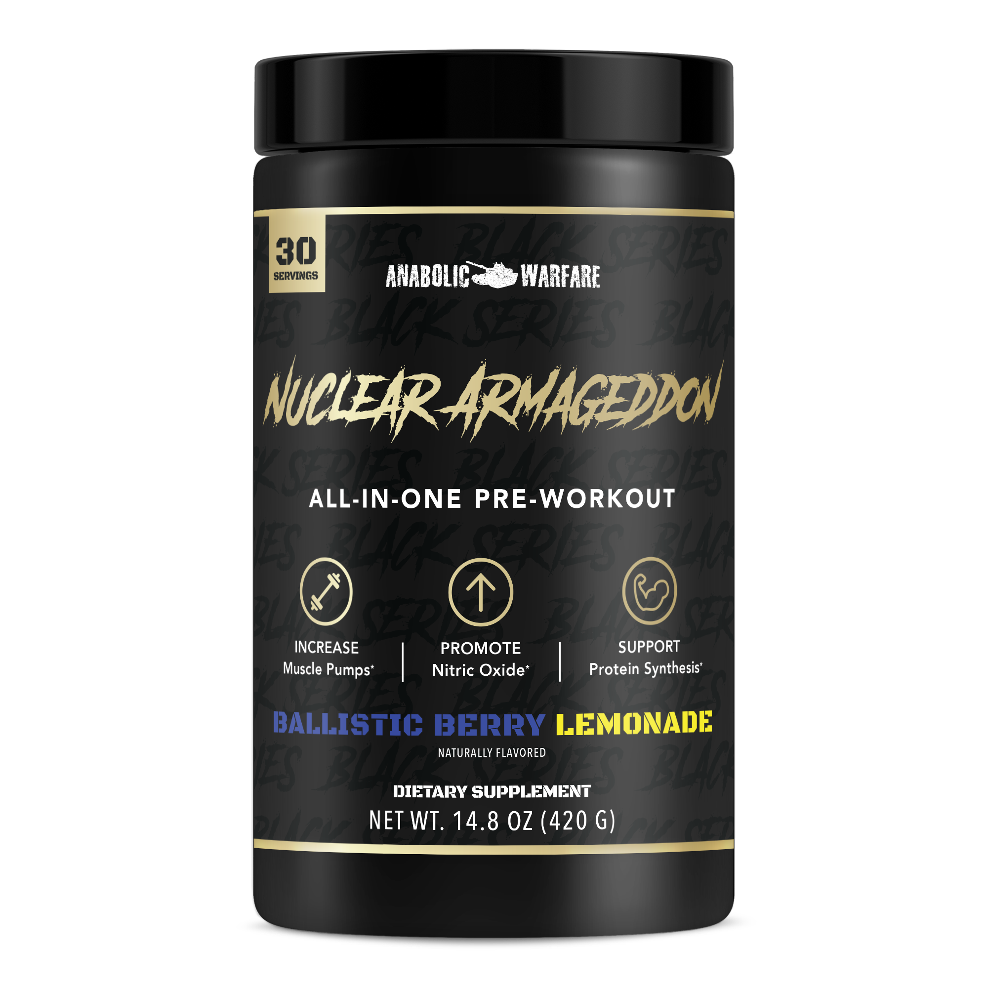 LU ALL-IN-ONE PRE-WORKOUT YENOR 7 INCREASE PROMOTE SUPPORT IR Ty Nitric Oxide* Protein Synthesis' L.LEMONADE NATURALLY FLAVORED DIETARY SUPPLEMENT NET WT. 14.8 0Z 420 G 