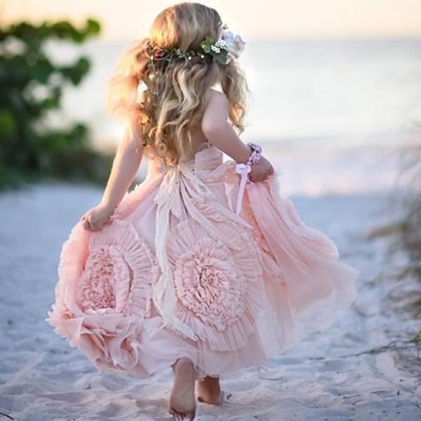 flower girl beach dresses