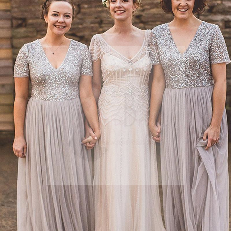 sequin top bridesmaid dresses