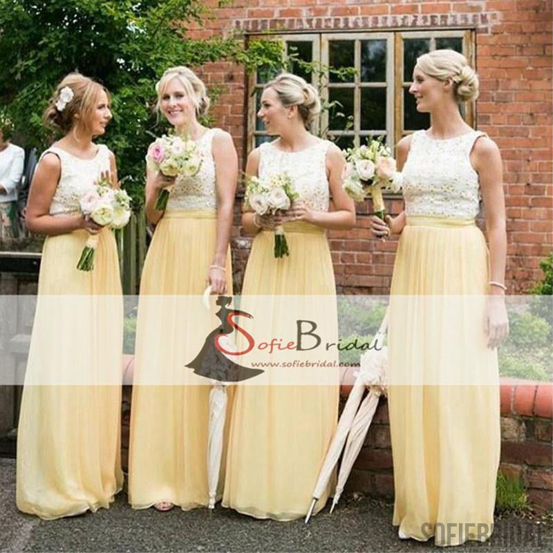 yellow guest wedding dresses