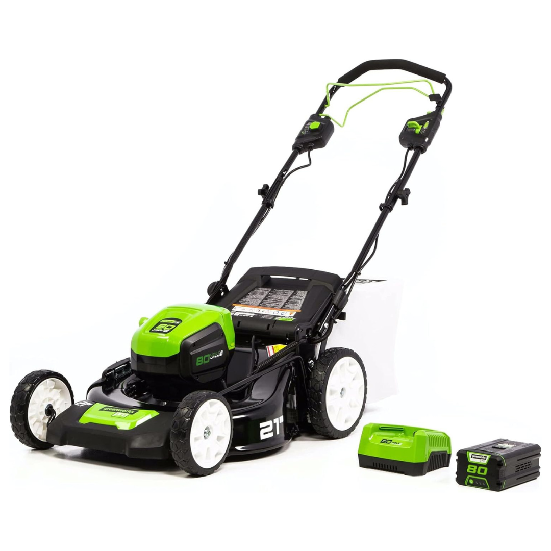 Greenworks 80V 21" Brushless Cordless (Self-Propelled) Lawn Mower