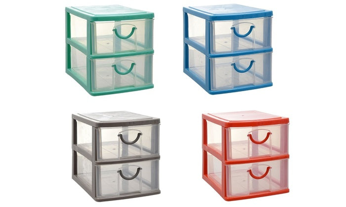 Two Tier Desk Drawer Organizers 4 Pack Pzdeals