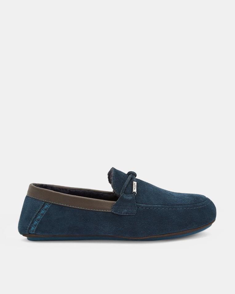 ted baker suede moccasin slippers