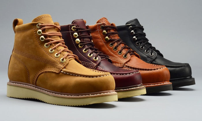 welted work boots