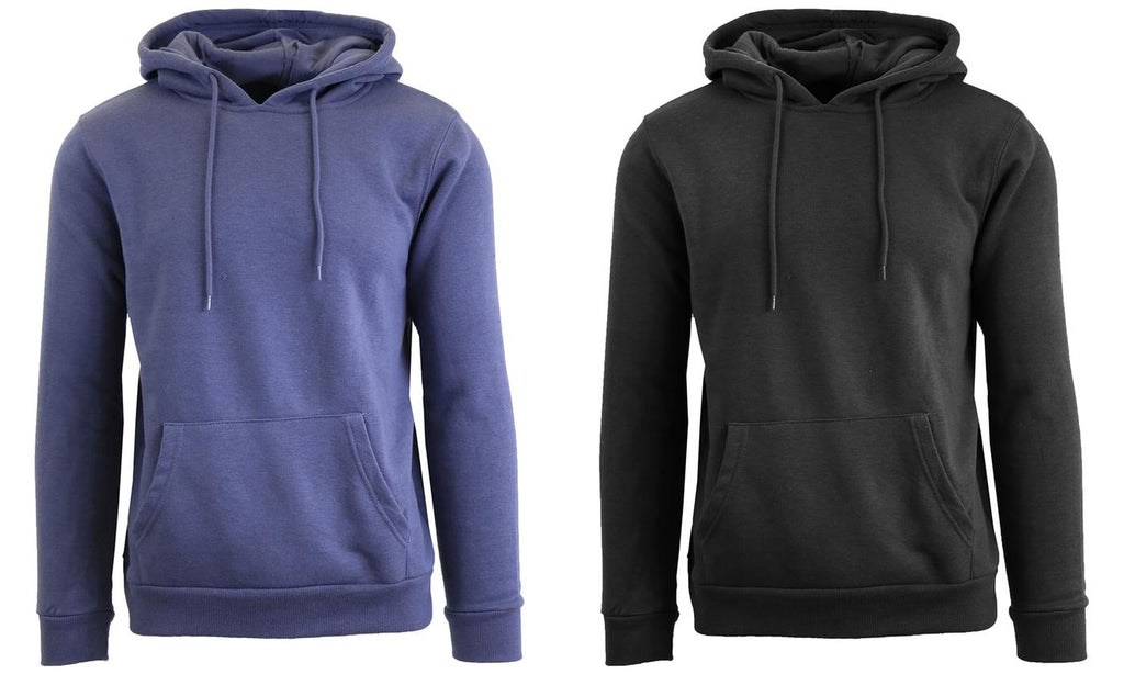 fleece lined pullover hoodie