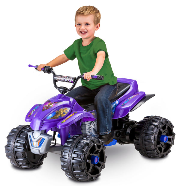 Kid Trax Marvel Guardians of the Galaxy 12V Quad, Purple – PzDeals