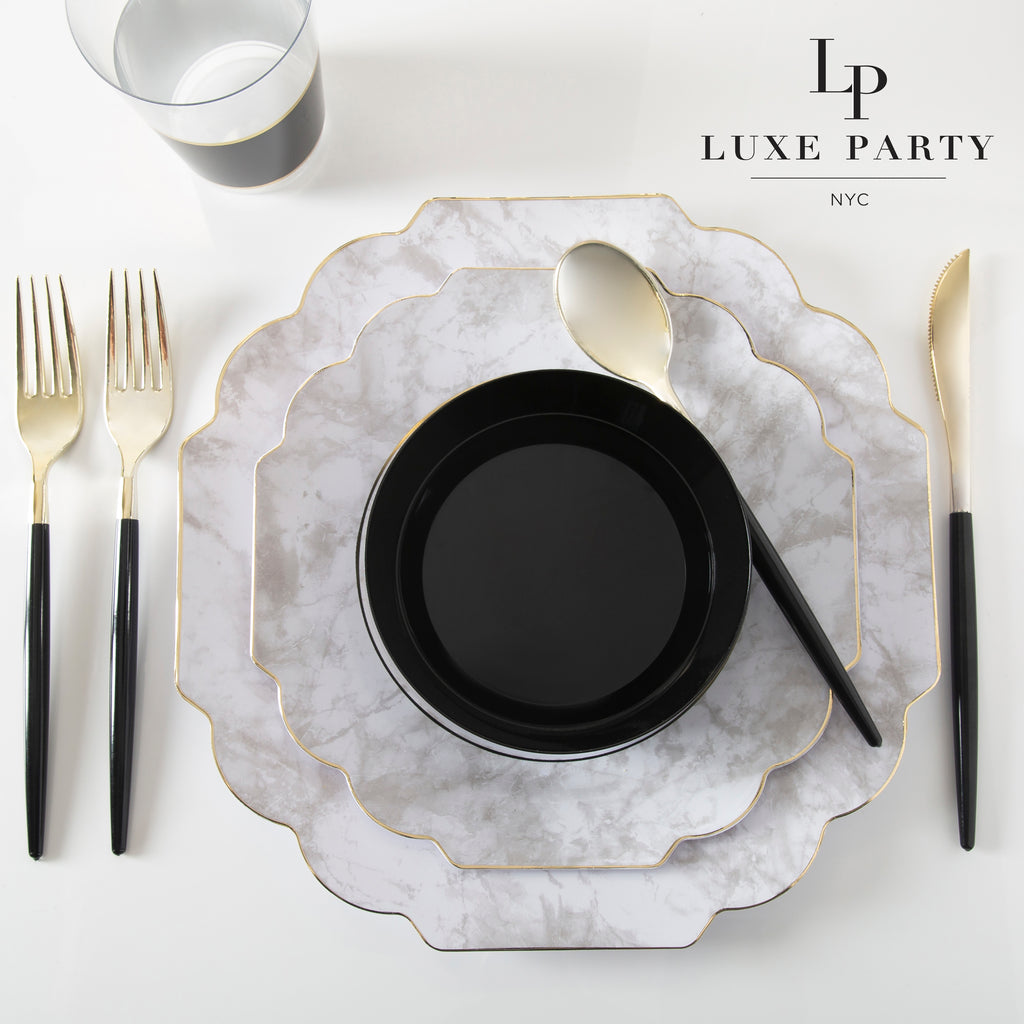 elegant disposable tableware