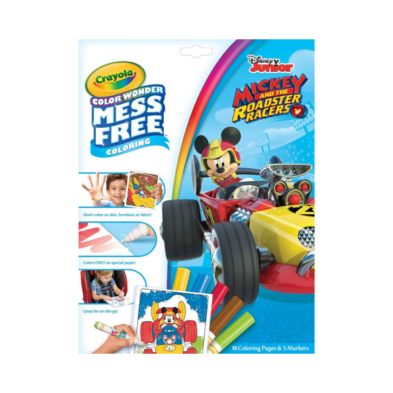Download 3 Crayola Color Wonder Mickey Coloring Book Pages & Markers, Mess Free - PzDeals