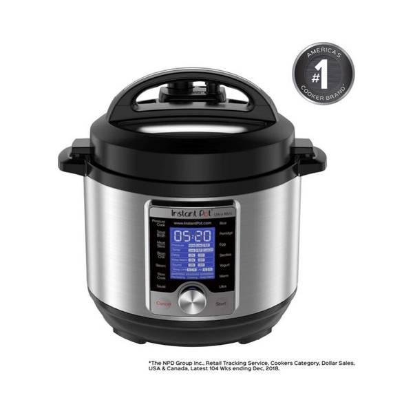 Instant Pot Ultra 3 Qt 10-in-1 Multi- Use Programmable Pressure Cooker ...