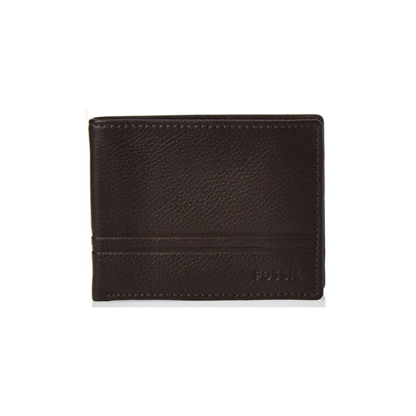 Fossil Men's Wilder Leather Bifold Flip ID Wallet – PzDeals