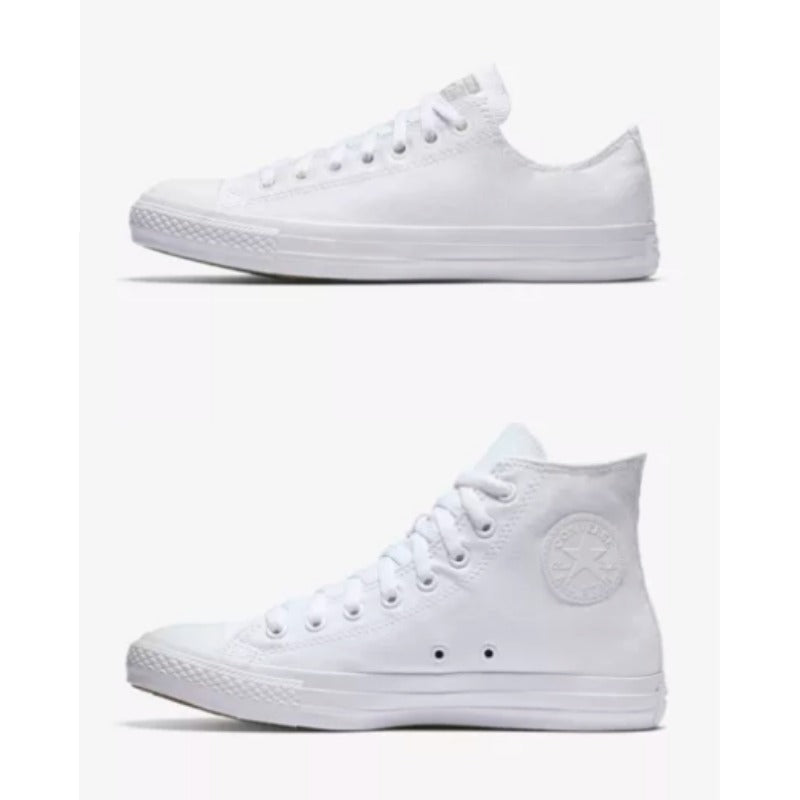 white nike converse