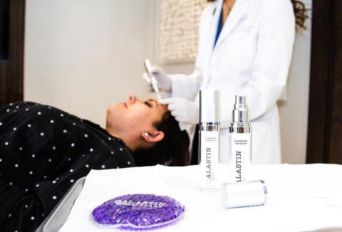 Dr. Grace Lee Peng using Regenerating Skin Nectar with TriHex Technology