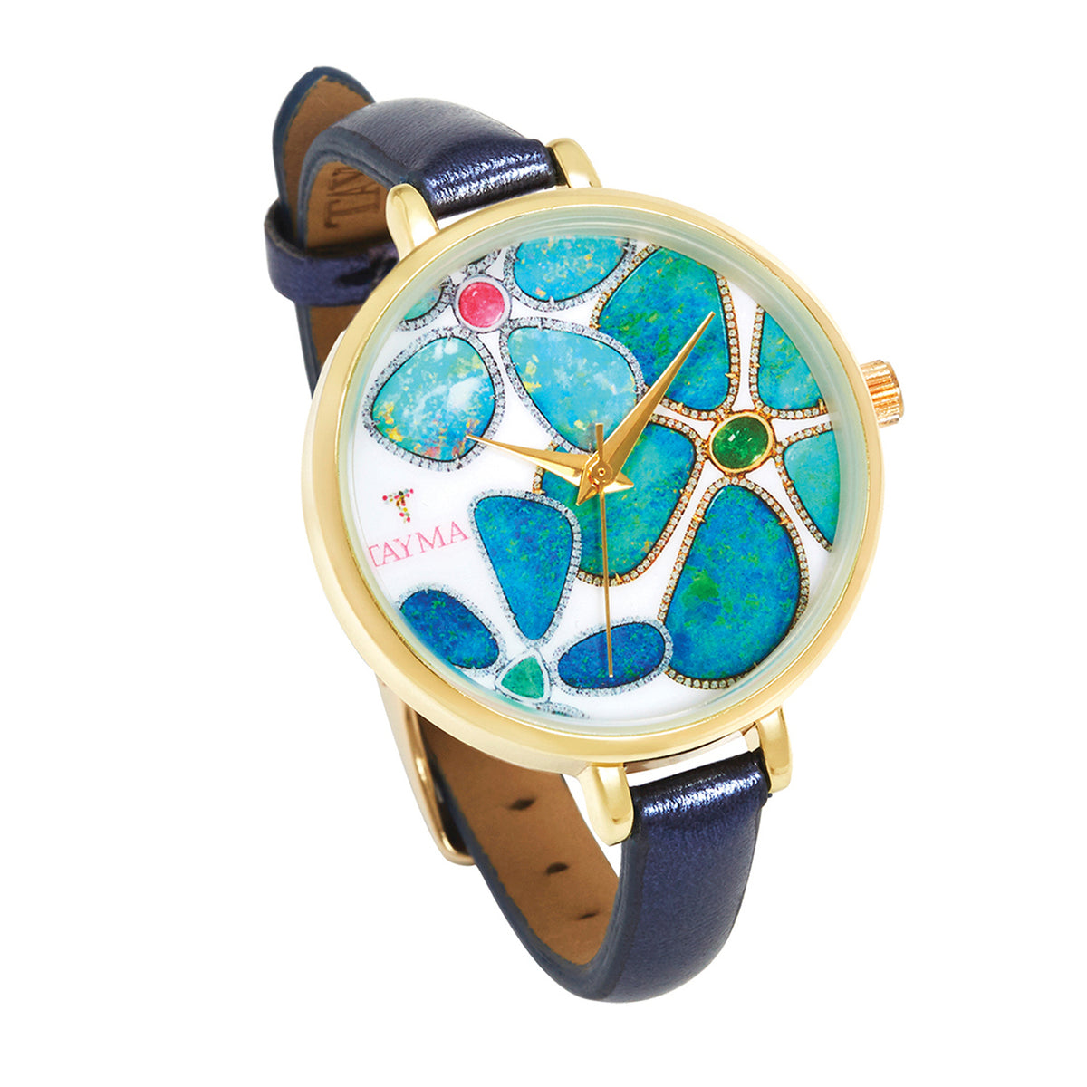 TAYMA Floating Islands limited edition watch - Navy – Tayma Fine Jewellery