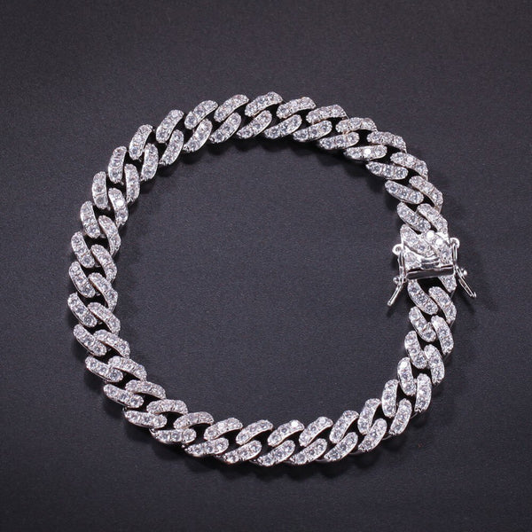 9mm Iced Out Cuban Link Bracelet– Lavishluxxshop