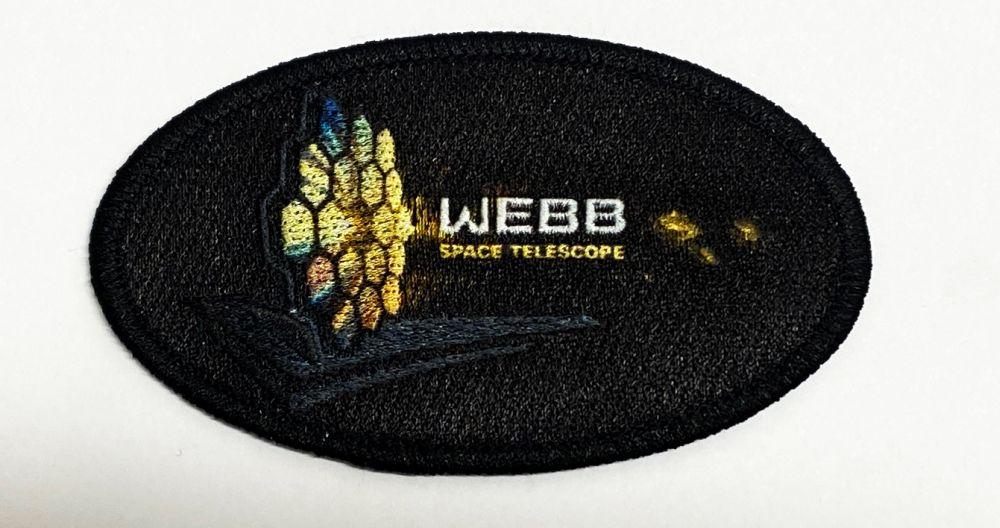 James Webb Space Telescope (JWST) PVC Patch with Velcro Backing