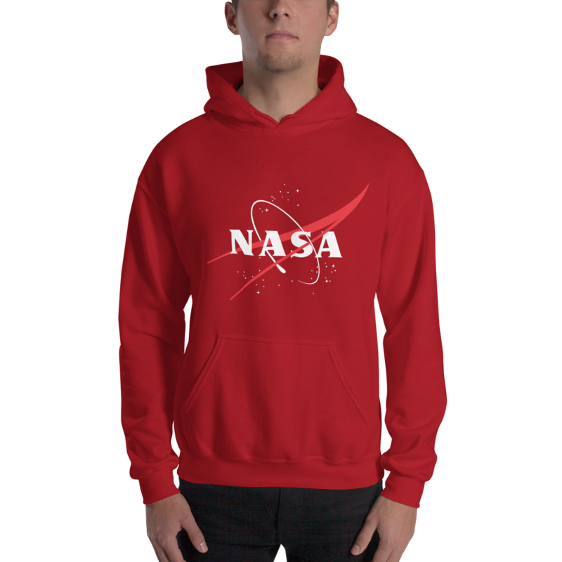 nasa red sweatshirt