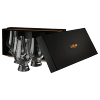 Glencairn Original Crystal Whisky Glasses in Presentation Box of Qty4