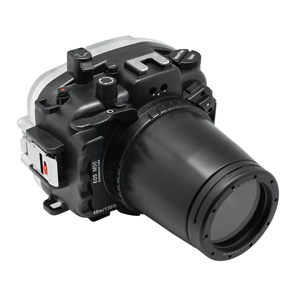 bom plaats Tegen de wil Canon EOS M50 / EOS Kiss M 40m/130ft SeaFrogs Underwater Camera Housin –  kitdive.com