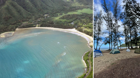 kahana bay camping