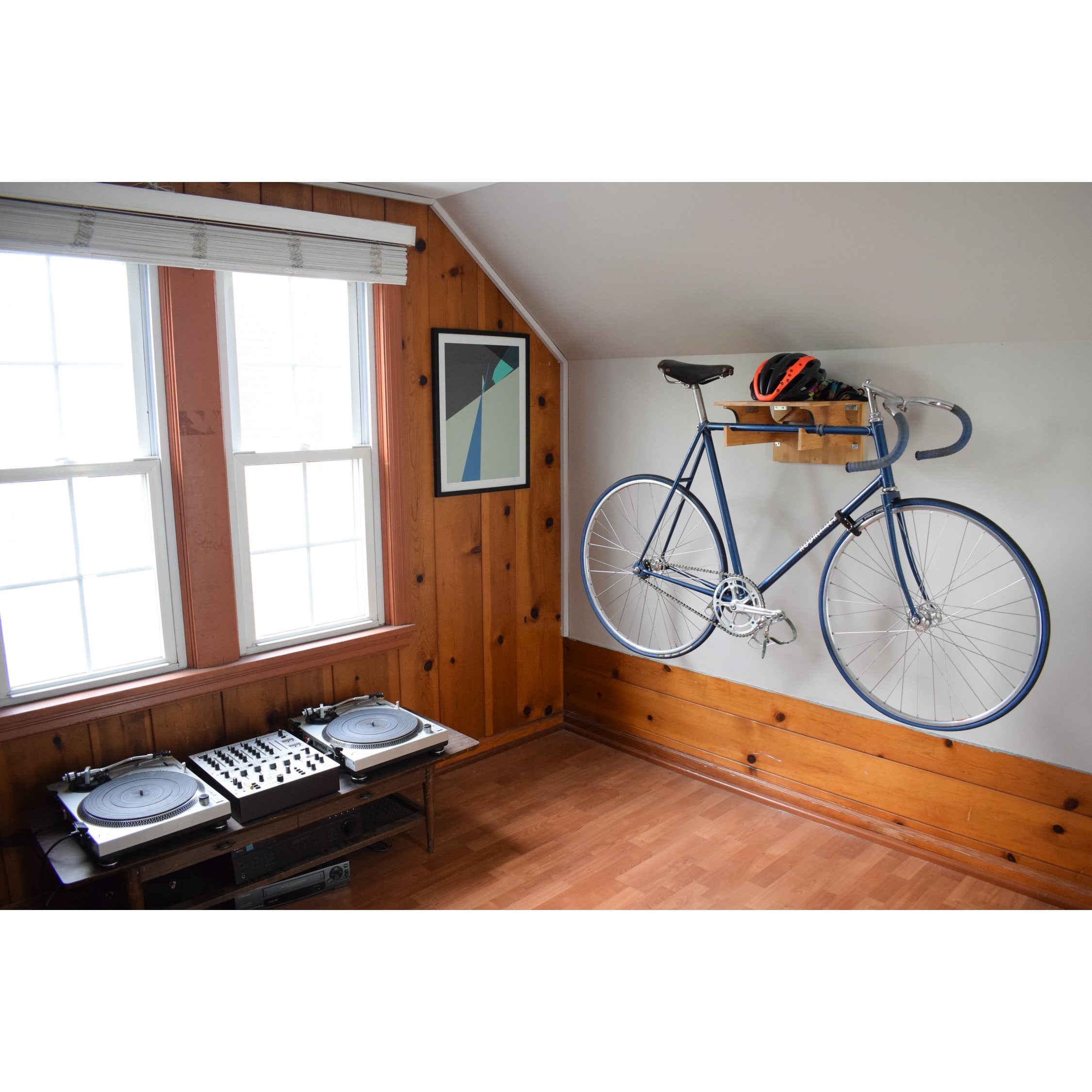 folding bike wall rack