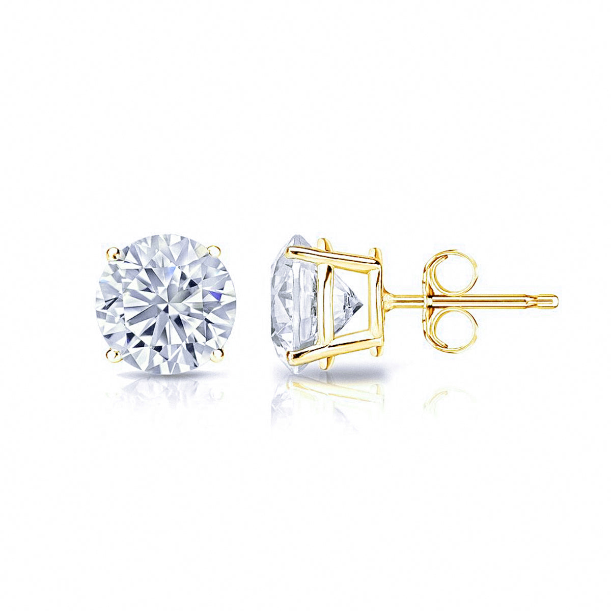 Round Brilliant Diamond Studs – Dadlani Jewels