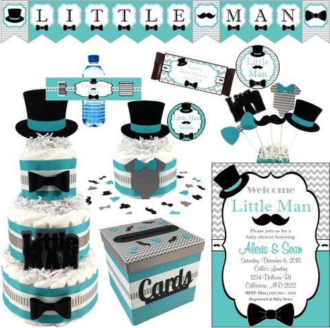 Little Man Baby Shower Collection