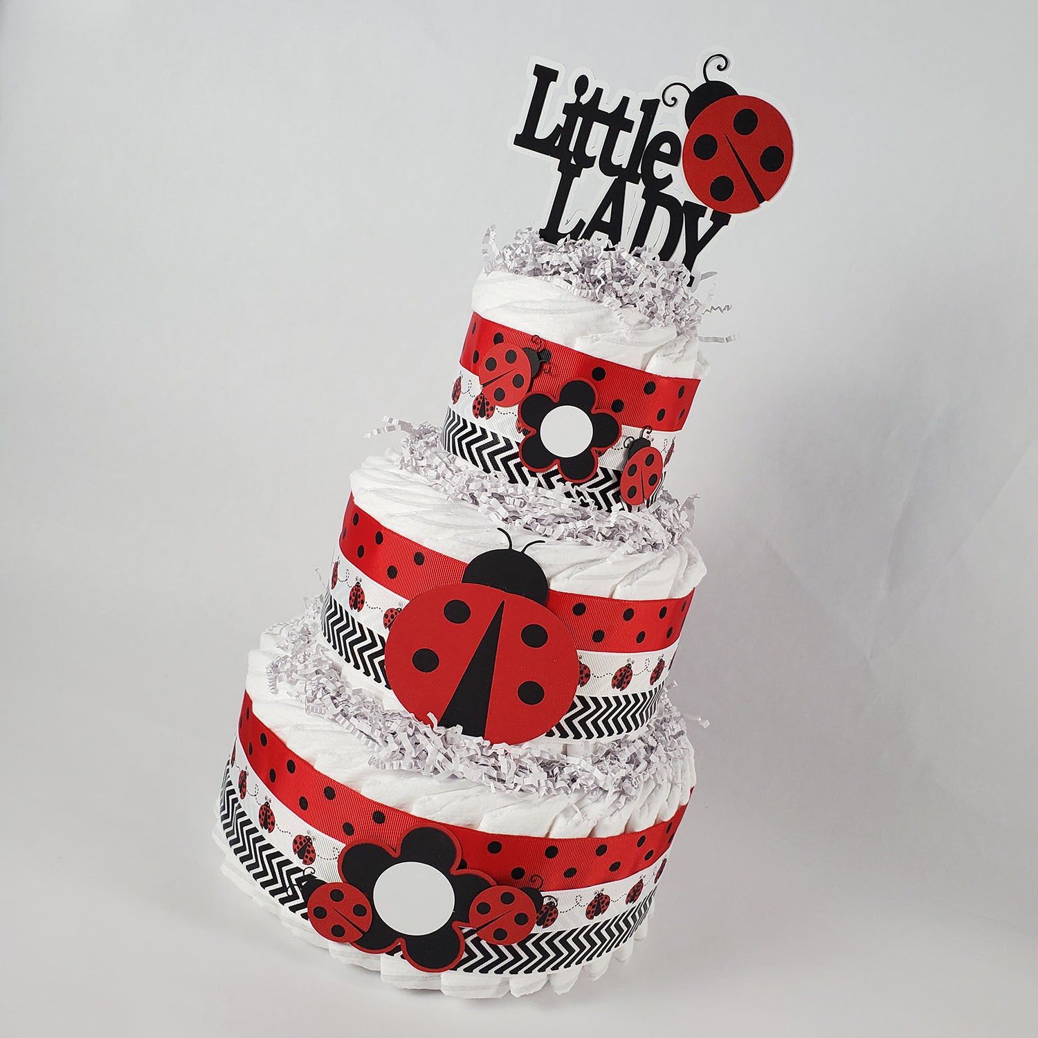 ladybug baby shower cake