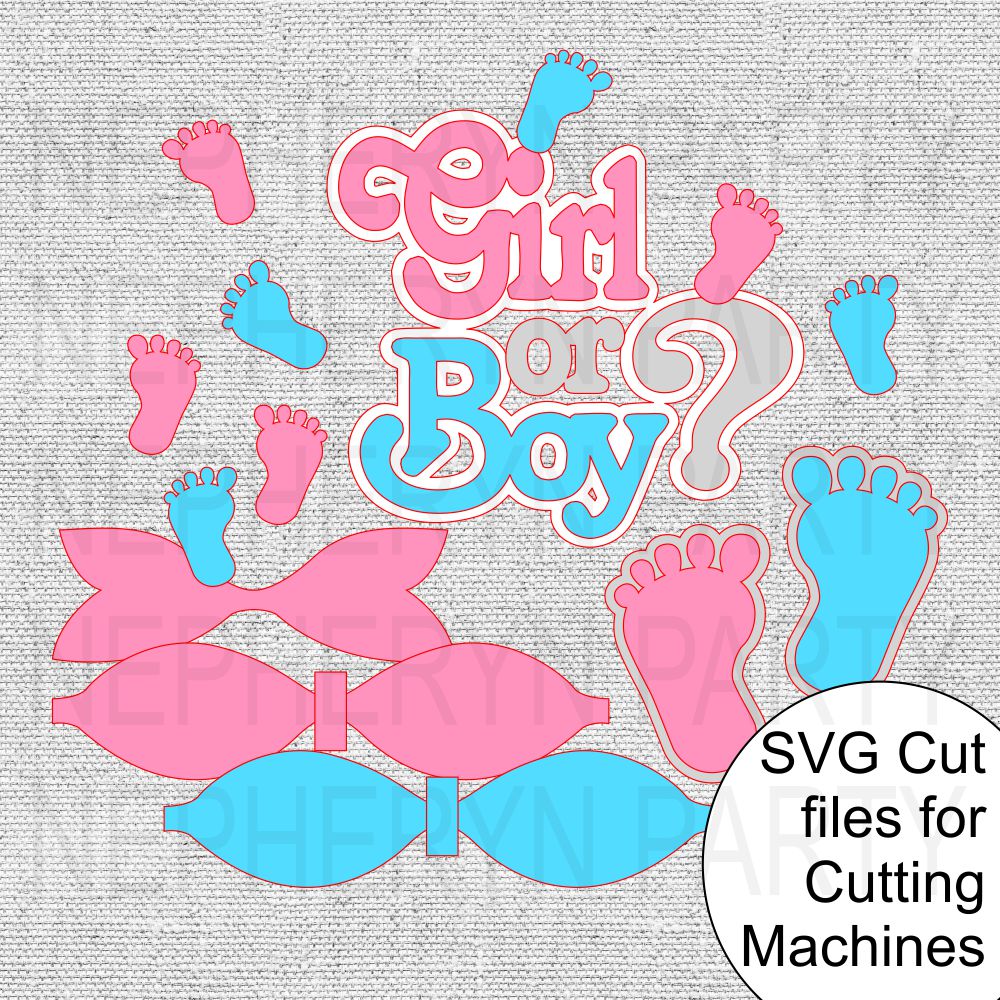 Download Gender Reveal Diaper Cake Svg Cutting Files Nepheryn Party