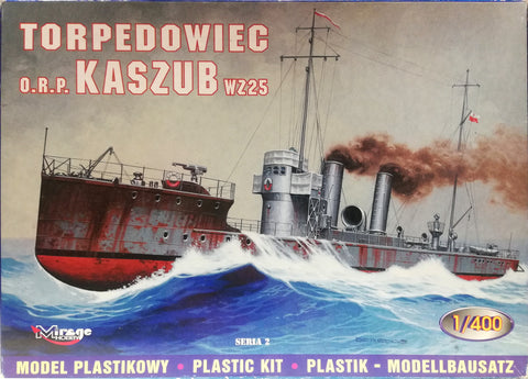 Mirage Hobby 40027 - Torpedowiec . Kaszub WZ25 - 1:400 – Aster Wargame