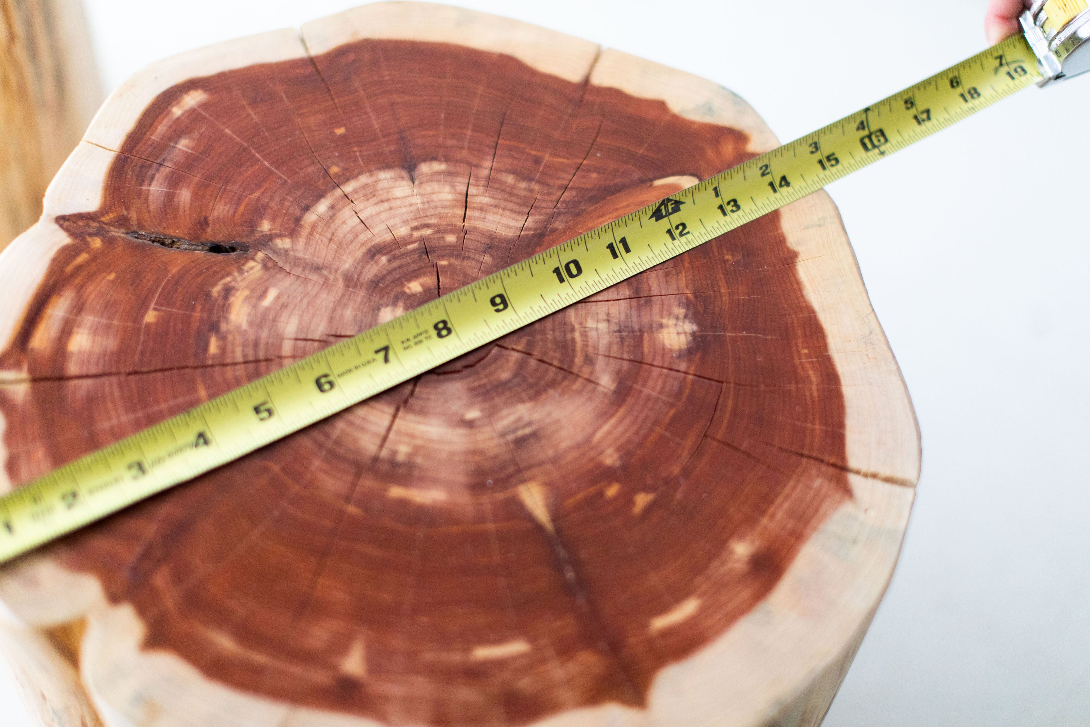 tree stump side table for sale