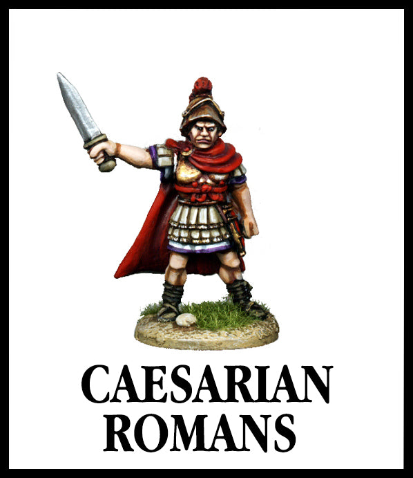 28mm scale lead metal miniature toy soldier from Wargames Foundry caesarian roman tribune in authentic dress