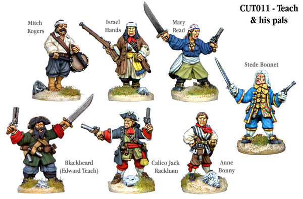 miniature pirate figures