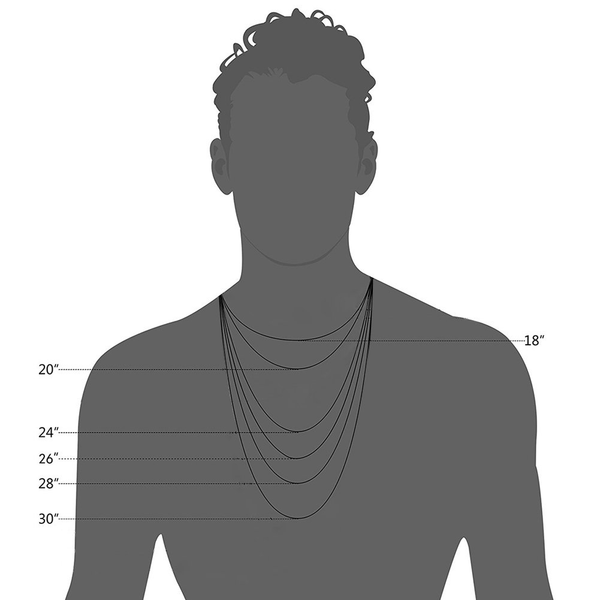 Necklace Length Chart Mens