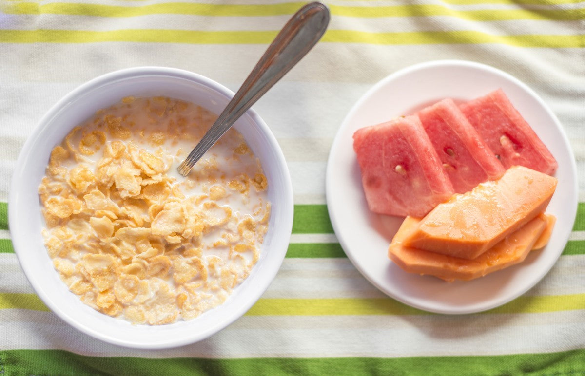 cereal and melon