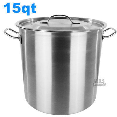 Stock Pot Stainless Steel 60 QT Steamer Brew Vaporera Tamalera for Tam –  Kitchen & Restaurant Supplies